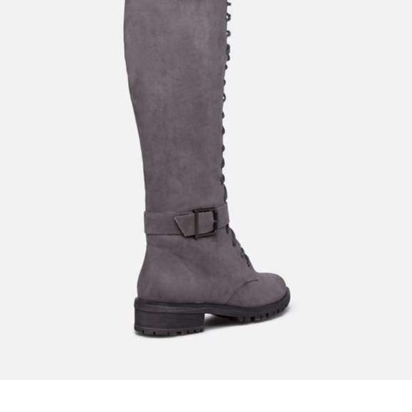 piper thigh high combat boots